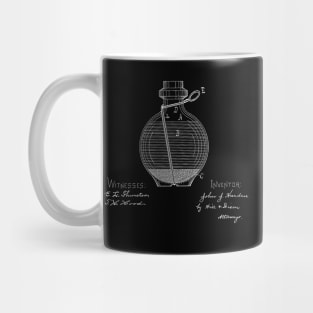 hand grenade fire extinguisher Vintage Patent Drawing Mug